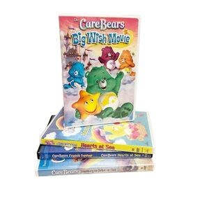 The Care Bears Big Wish Movie Hearts at Sea Journey to Joke-a-lot DVD lot